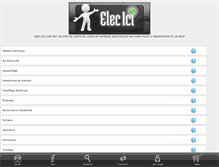 Tablet Screenshot of elec-ici.com